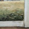 Farmhouse Painting on Canvas, Framed