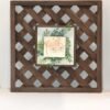Lattice Framed "Faith" Sign Wall Art