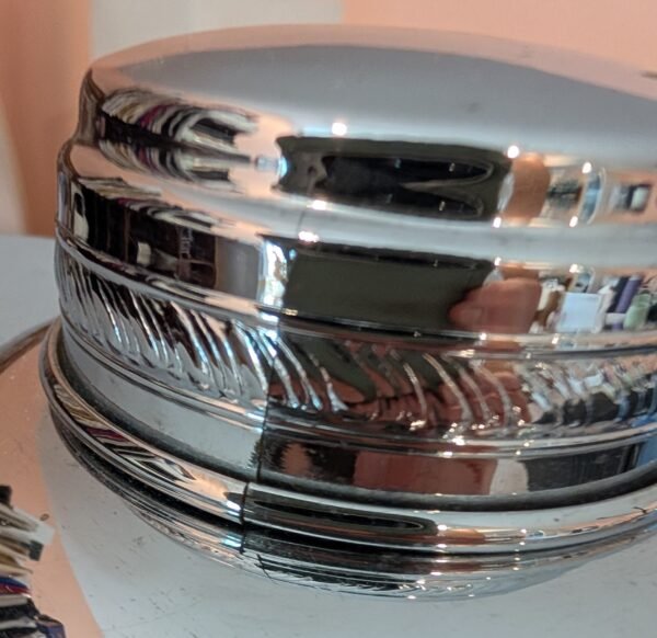 MCM Water Pitcher, Clear Glass, Etched , Starburst Design