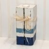 Beach tealight Pillar Candle Holder Coastal Decor