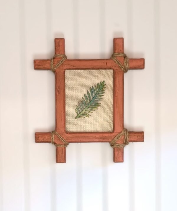 Boho Beach Palm Leaf 3-D Framed Wall Art