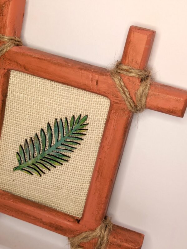 Boho Beach Palm Leaf 3-D Framed Wall Art