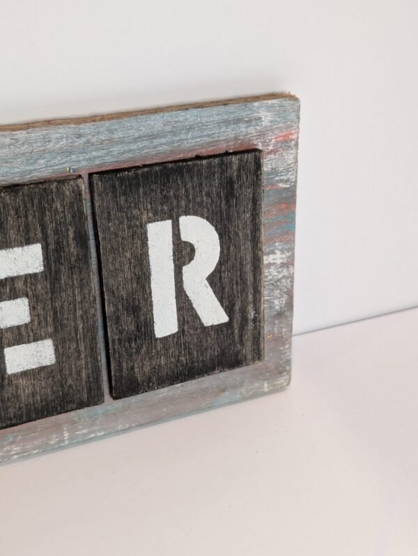 Summer Sign, Beach Wall Art Decor, 3-D