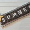 Summer Sign, Beach Wall Art Decor, 3-D
