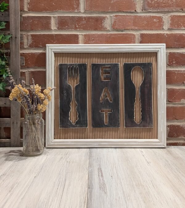 AC-82A "Eat" Framed Wall Art
