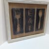AC-82C "Eat" Framed Wall Art