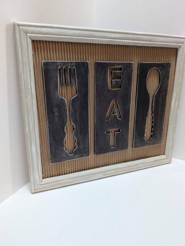 AC-82C "Eat" Framed Wall Art