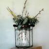 Vintage Style Vase Glass Jar